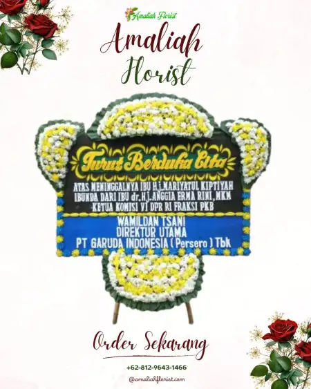 Papan Bunga Duka Rajawali